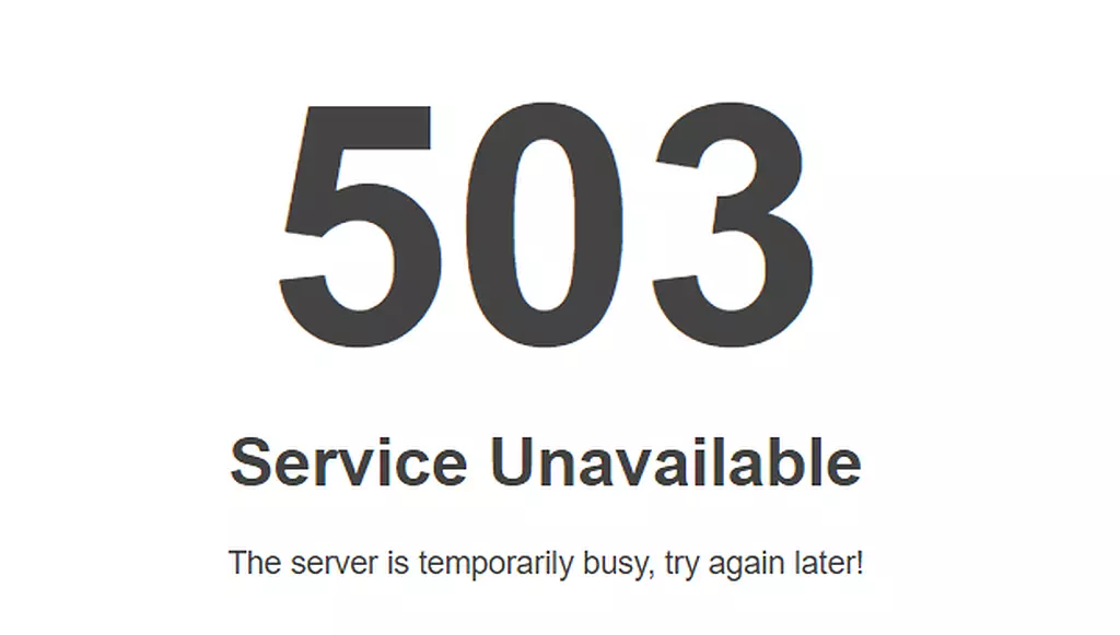 رفع ارور 503 در سایت‌های وردپرسی